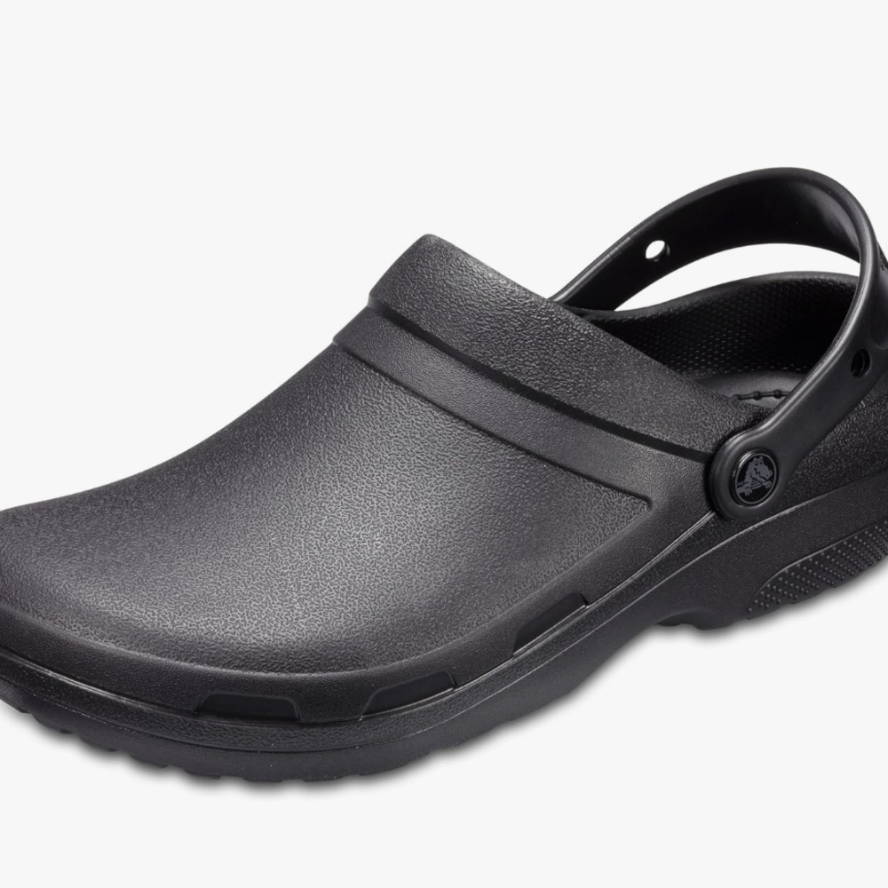 Men's Black Slip-On Clogs